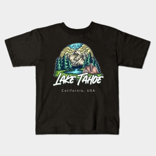 Lake Tahoe, California, USA Kids T-Shirt